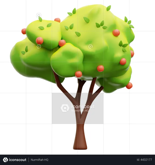 Árbol de manzana  3D Icon