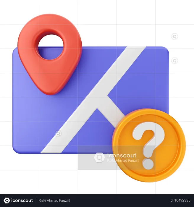 Map Helpdesk  3D Icon