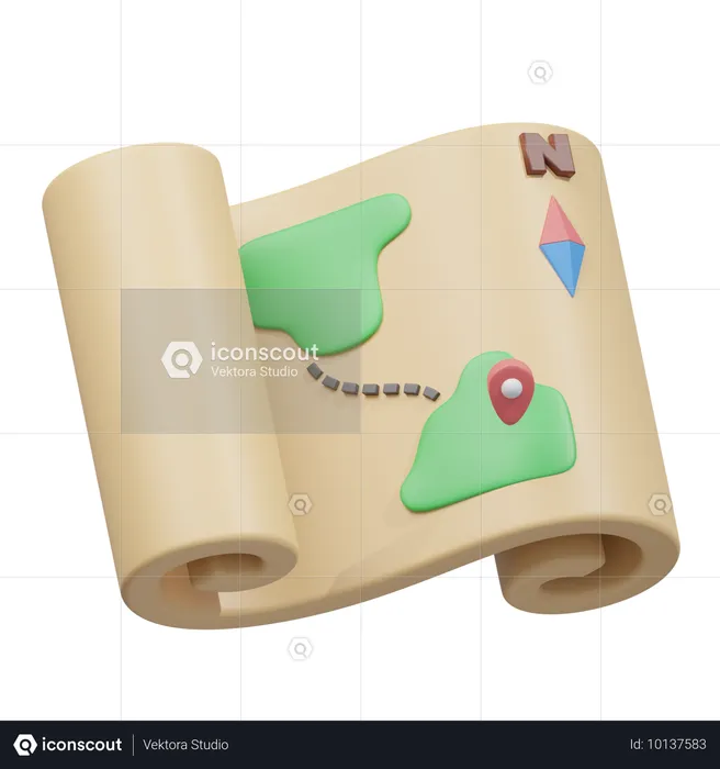 Map Pin  3D Icon