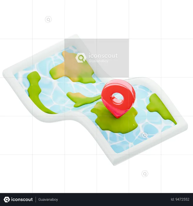 Map Pin  3D Icon