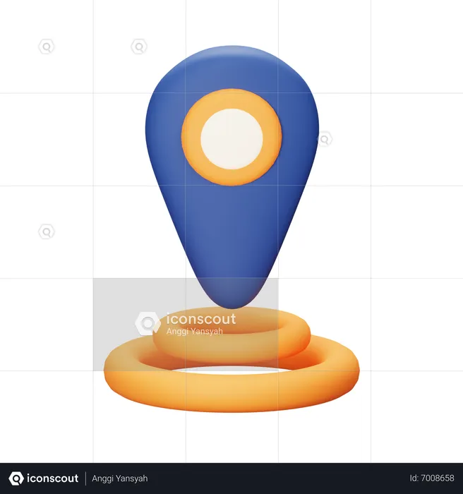 Map Pin  3D Icon