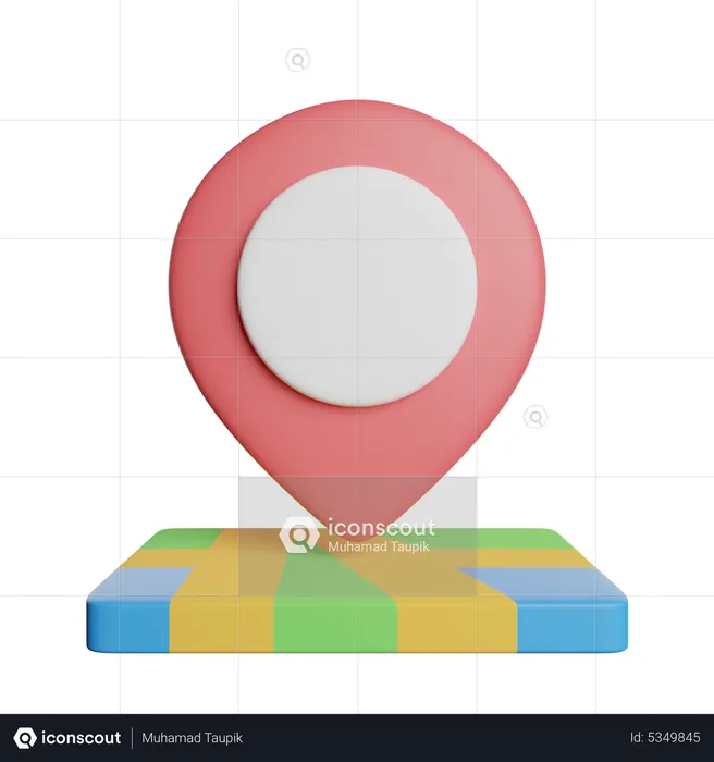 Mapa  3D Icon