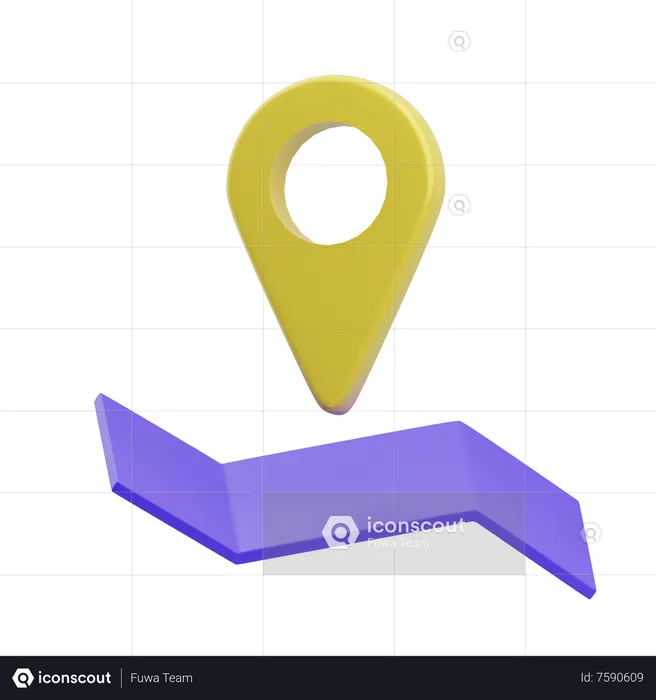 Mapa  3D Icon