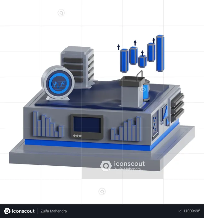 Mapa de arbol  3D Icon