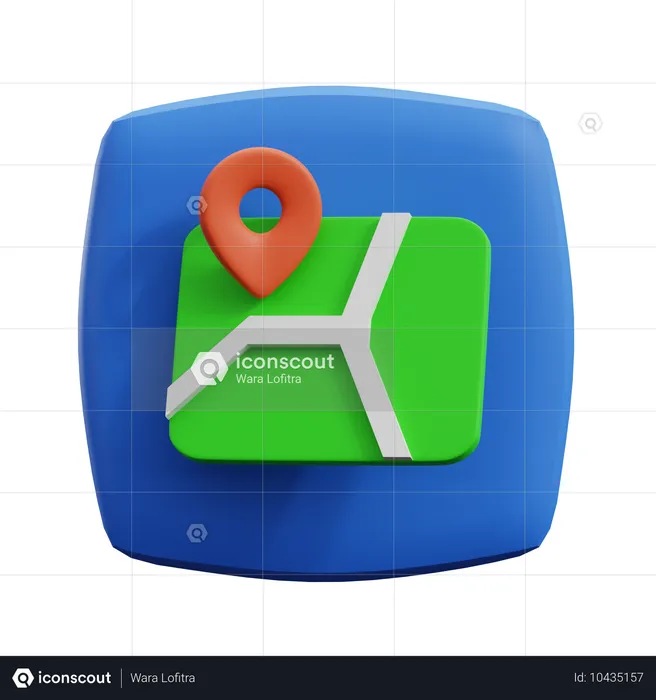 Mapas  3D Icon