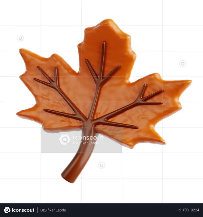 Maple Leaf  3D Icon