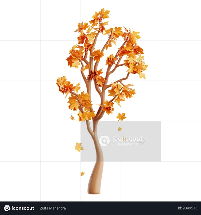 Maple Tree  3D Icon