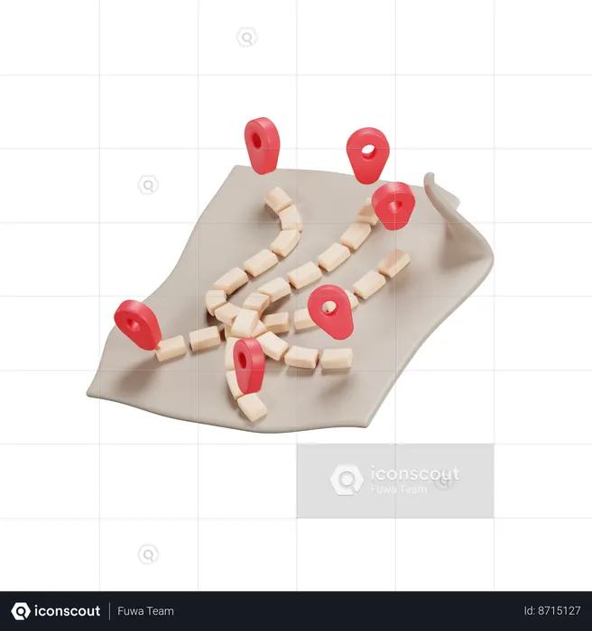 Maps  3D Icon