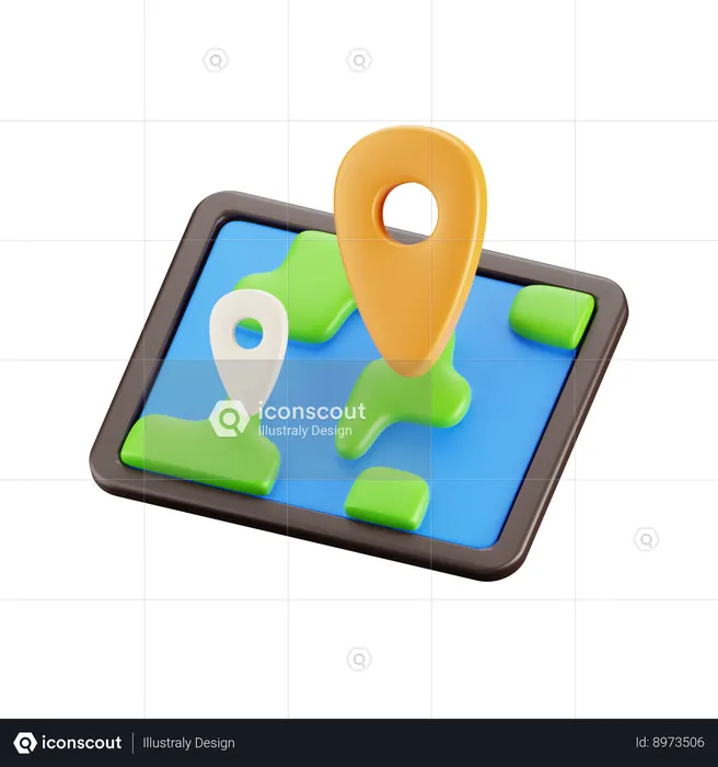 Maps  3D Icon