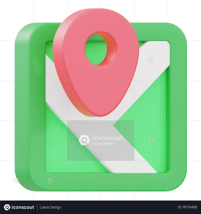 Maps  3D Icon