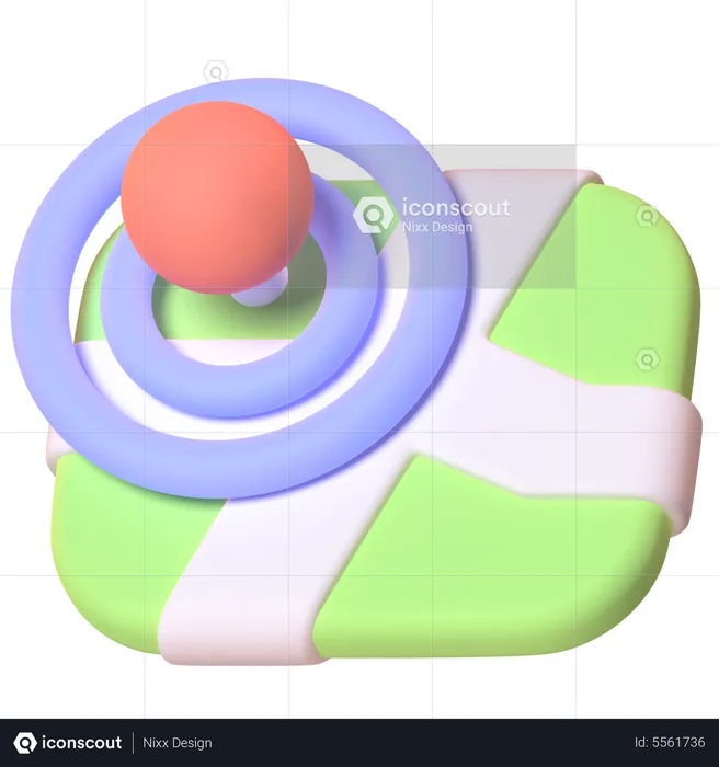 Maps  3D Icon