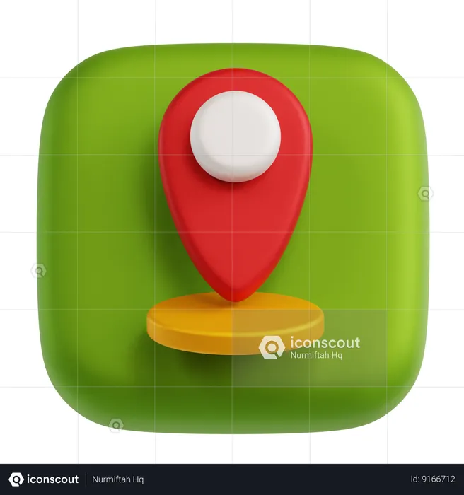 Maps  3D Icon