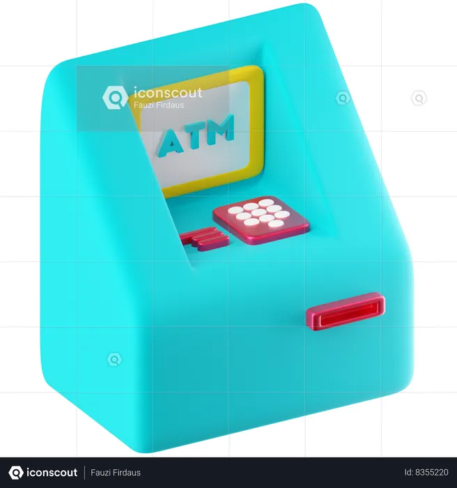 Máquina ATM  3D Icon