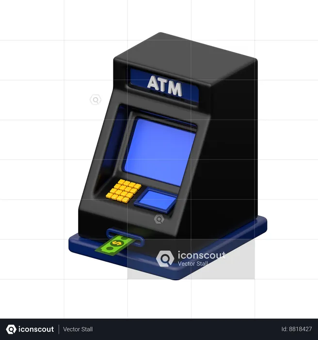 Máquina ATM  3D Icon