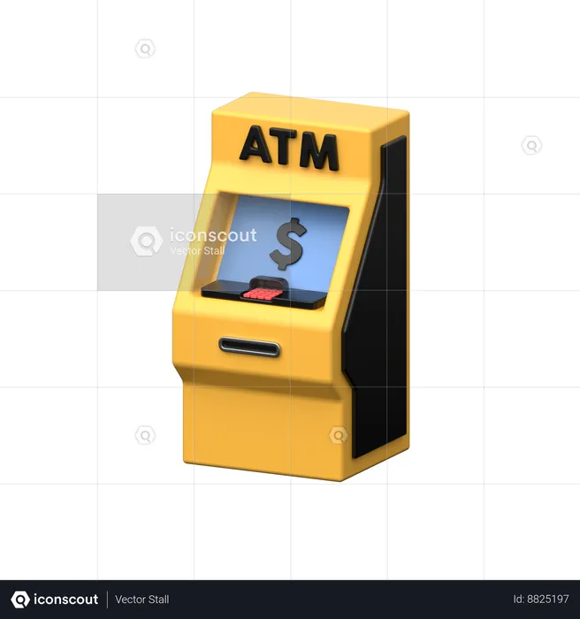 Máquina ATM  3D Icon