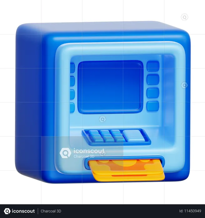 Máquina ATM  3D Icon