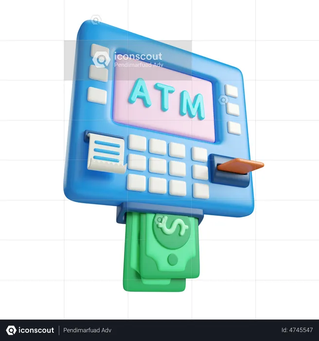 Máquina ATM  3D Icon