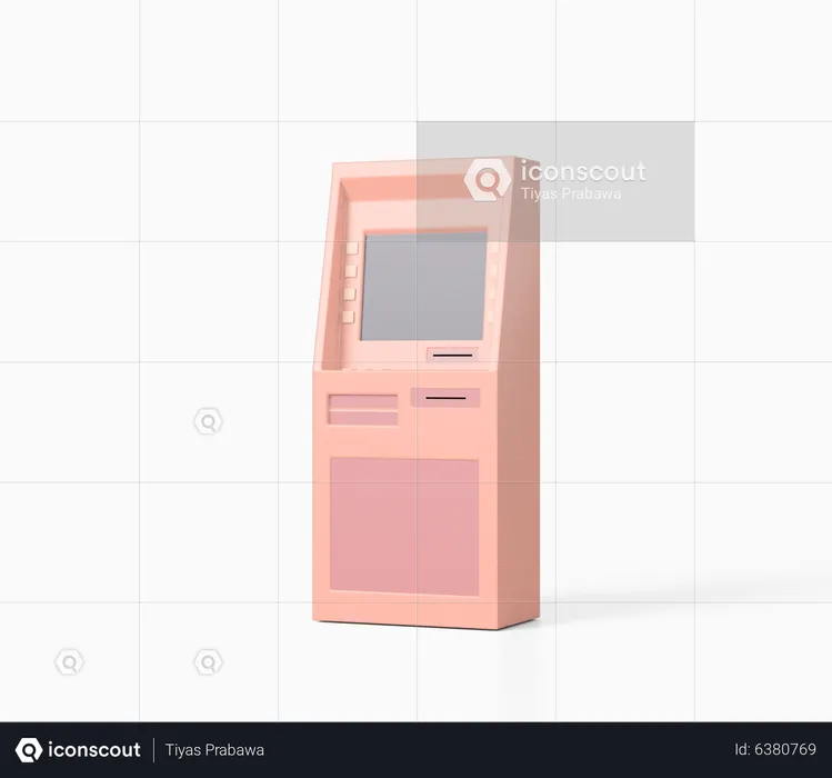 Máquina ATM  3D Icon