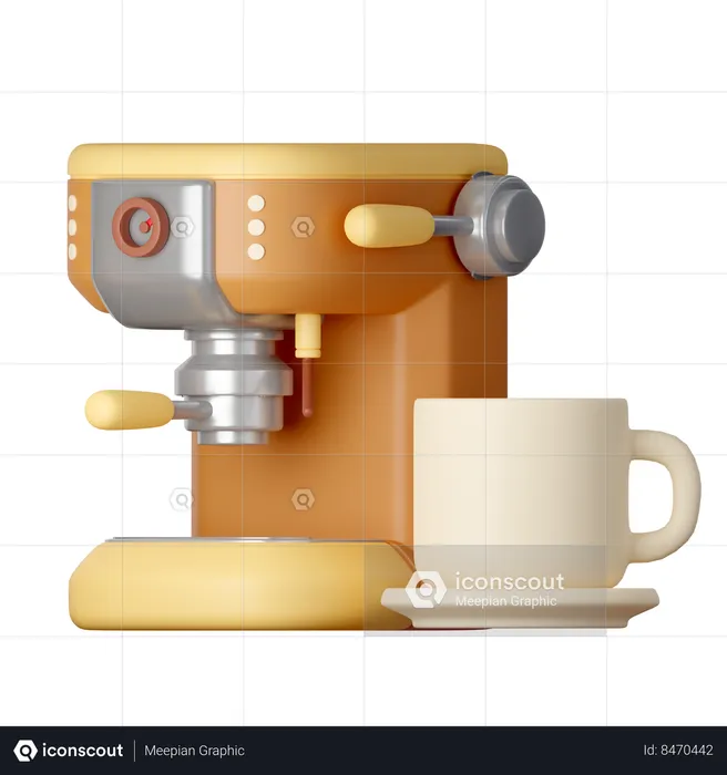 Máquina de café  3D Icon