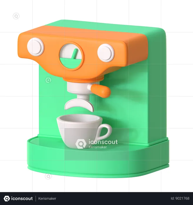 Máquina de café  3D Icon