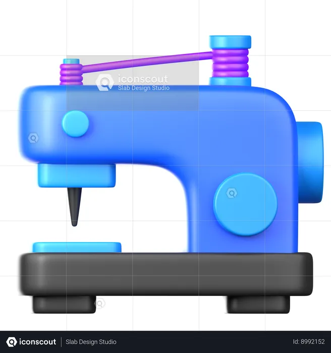 Máquina de coser  3D Icon