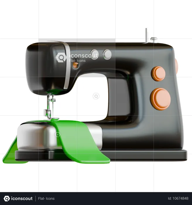 Máquina de coser  3D Icon