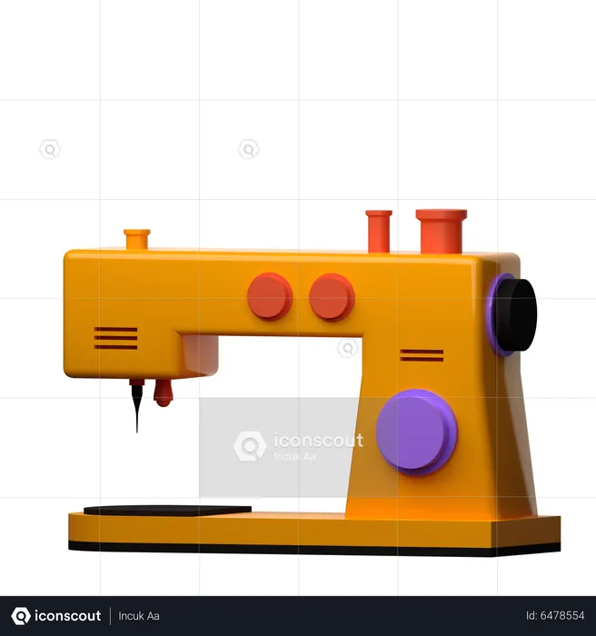 Máquina de coser  3D Icon