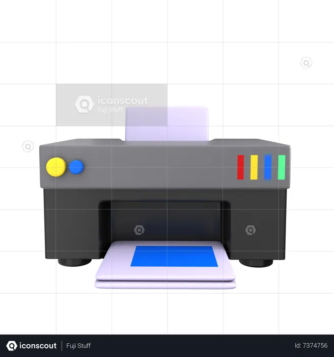 Impresora  3D Icon