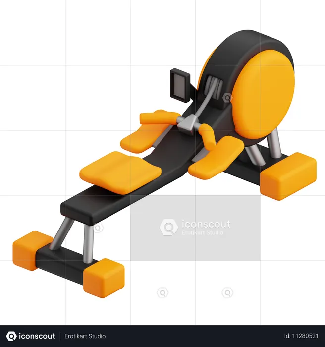 Máquina de remo  3D Icon