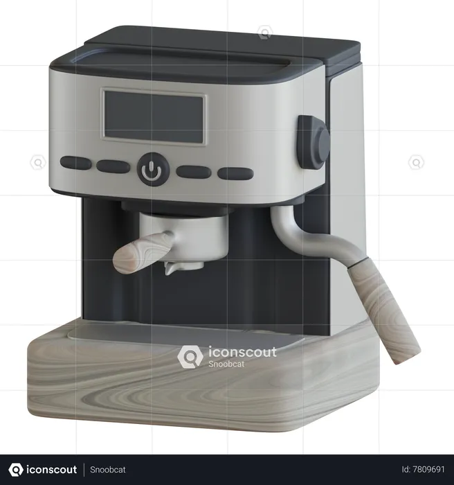 Máquina de café expreso  3D Icon