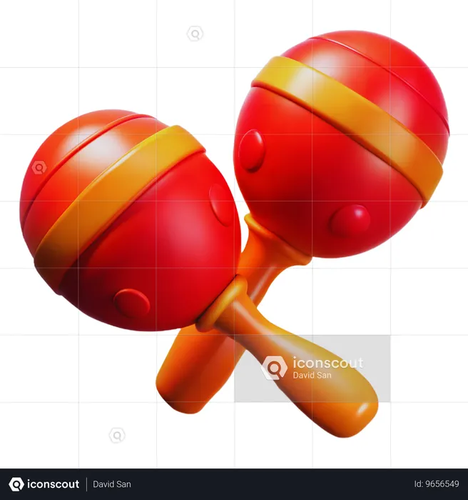 Maracas  3D Icon