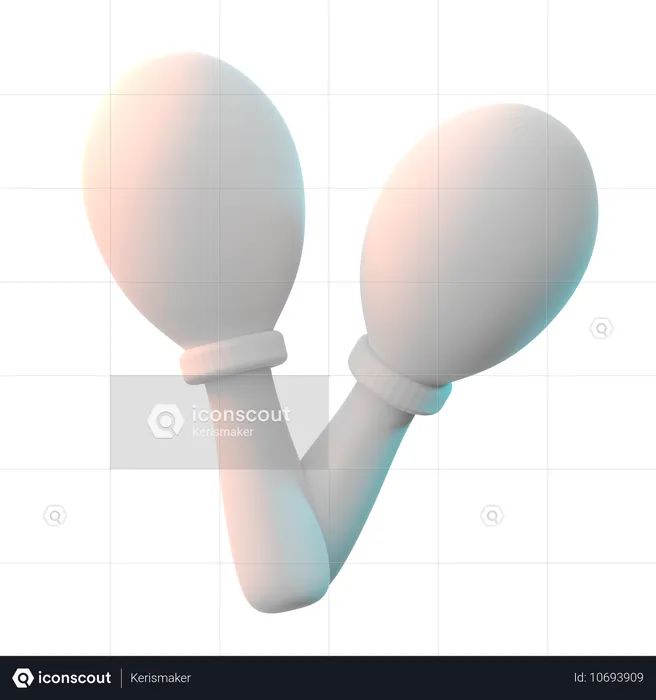 Maracas  3D Icon