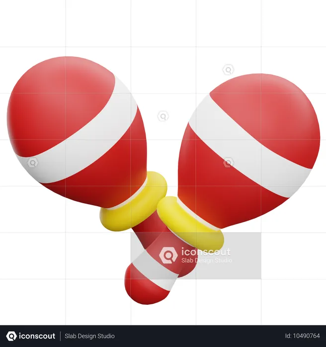 마라카스  3D Icon