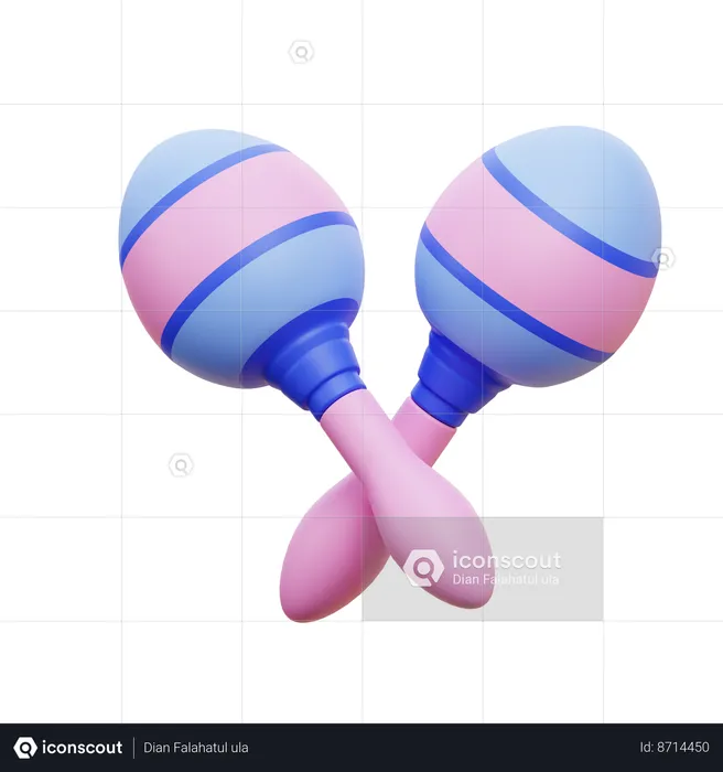 Maracas  3D Icon