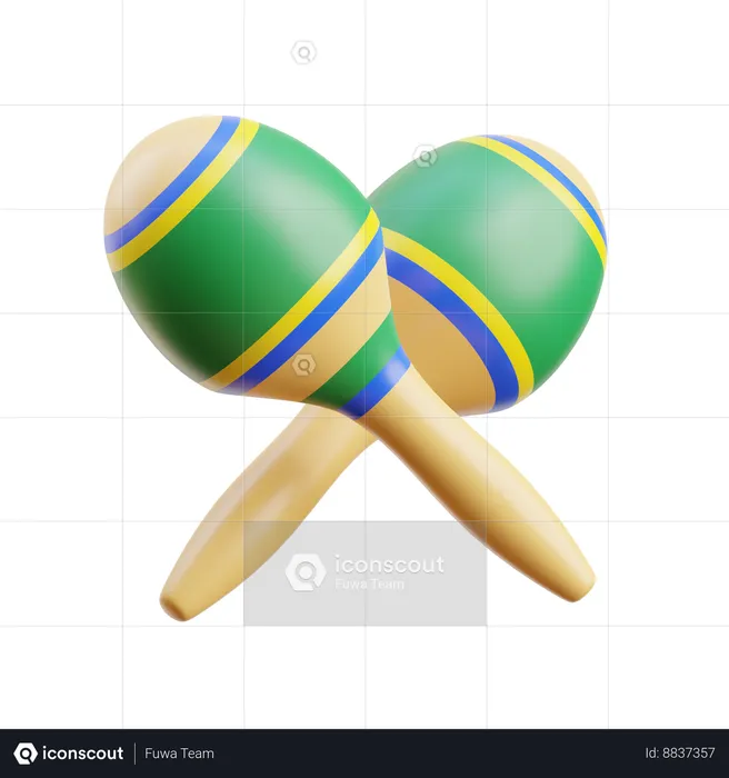 Maracas  3D Icon