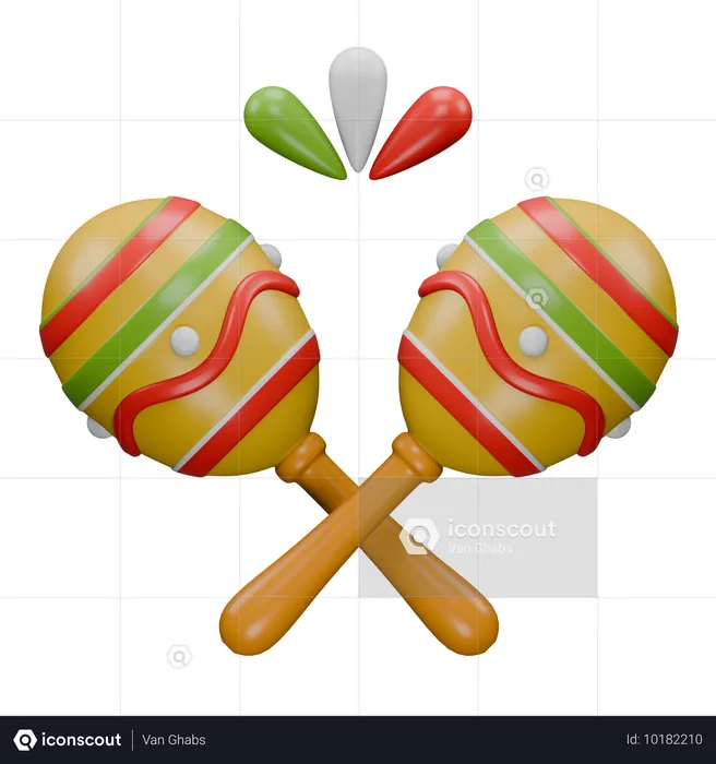 Maracas  3D Icon