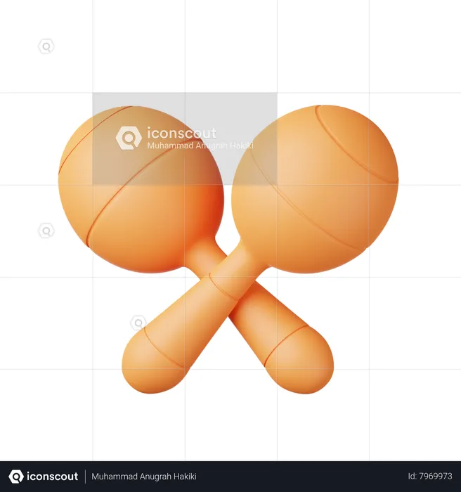 Maracas  3D Icon