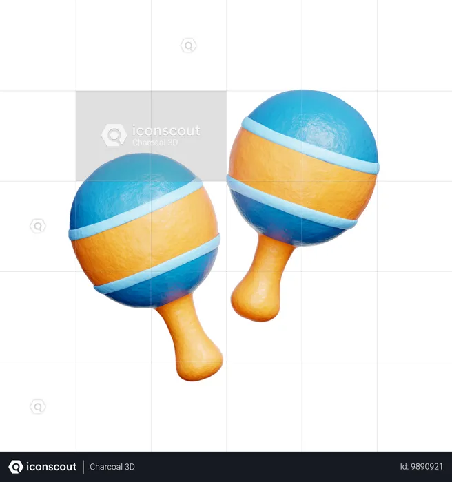 Maracas  3D Icon