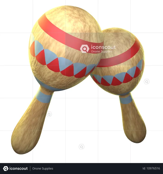 Maracas  3D Icon