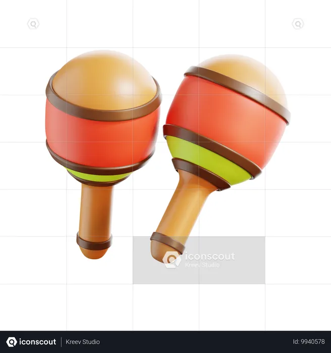 Maracas  3D Icon