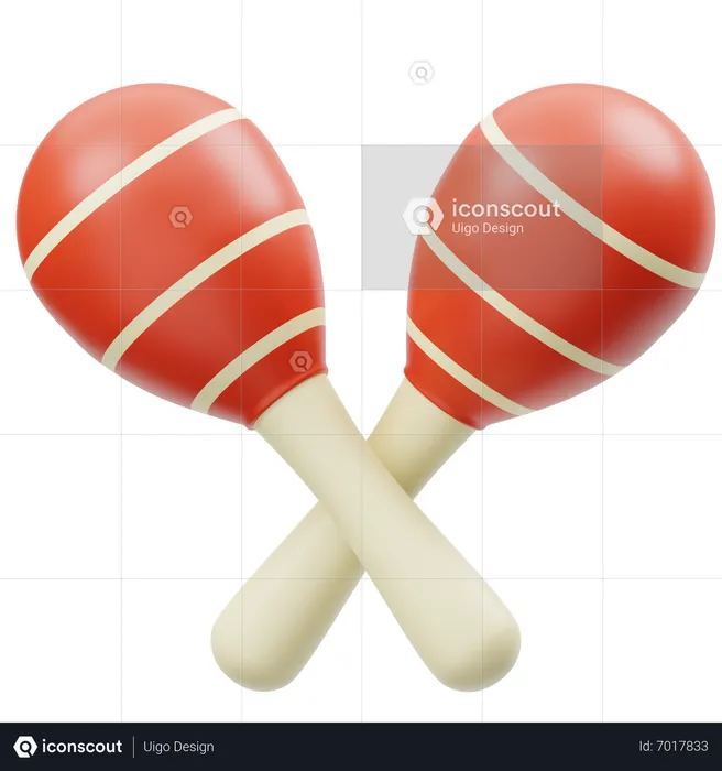 Maracas  3D Icon