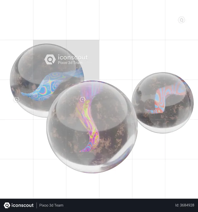 Squid Game Marble  3D Icon