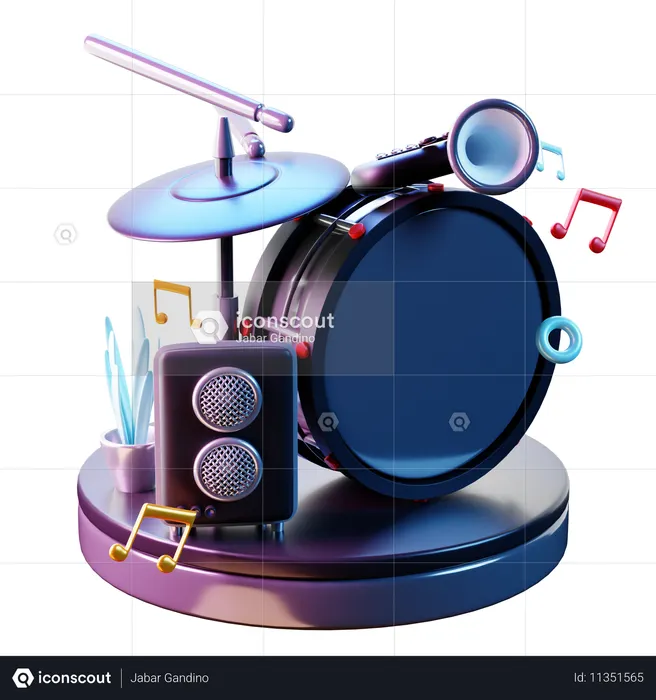 Marching Band Festival  3D Icon
