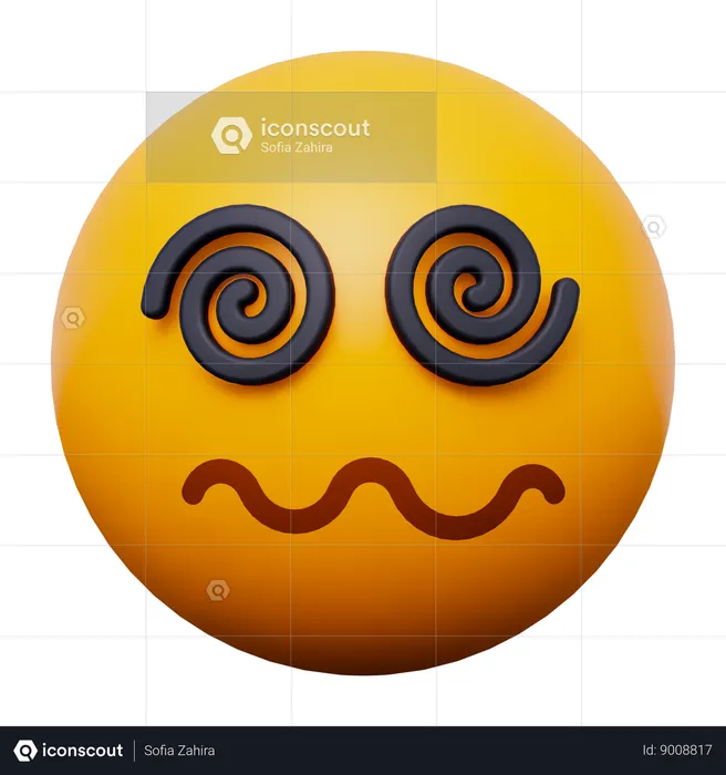 Emoji mareado Emoji 3D Icon