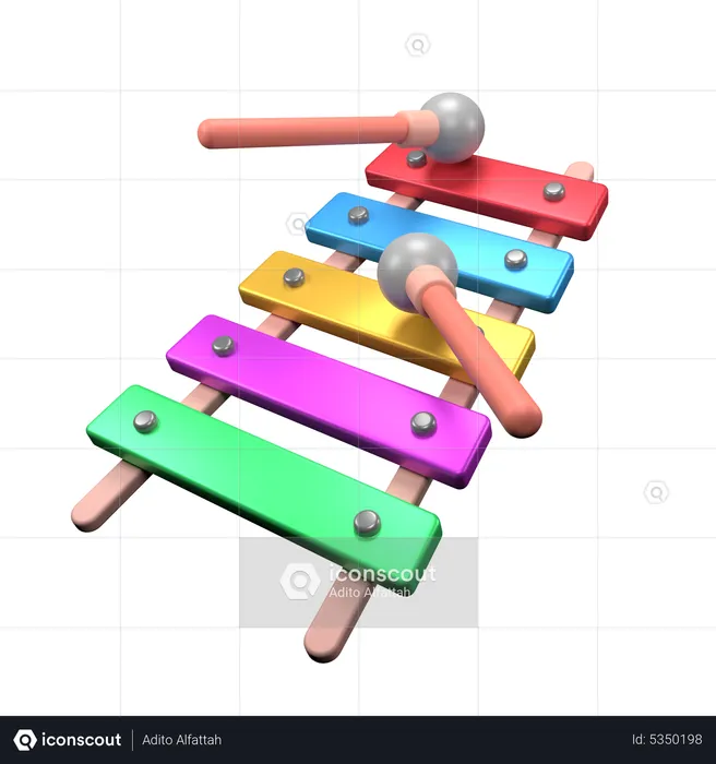 Marimba  3D Icon