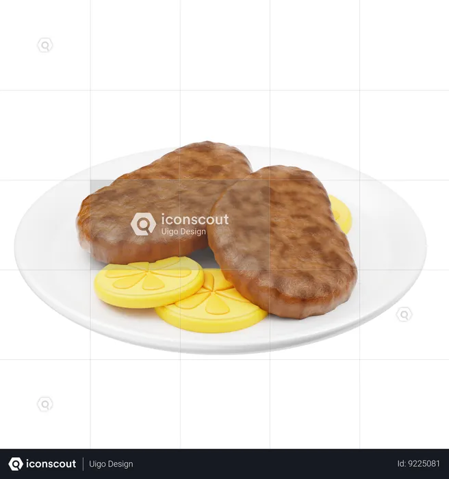 Marinated Chicken Breasts  3D Icon