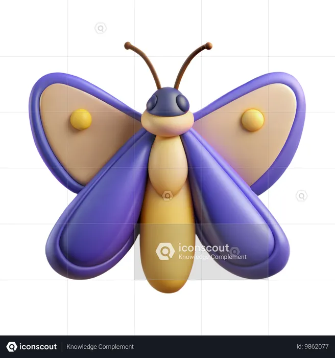 Mariposa  3D Icon