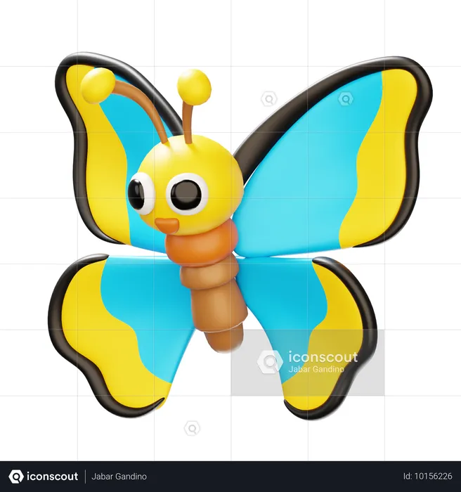 Mariposa  3D Icon