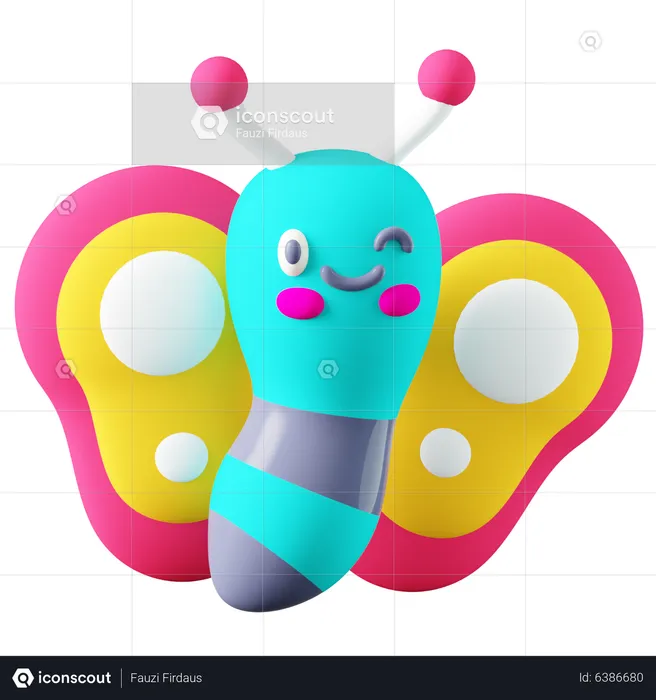 Mariposa  3D Icon