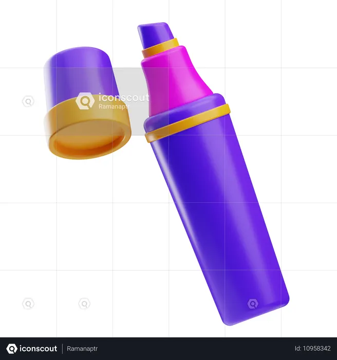 Marker  3D Icon